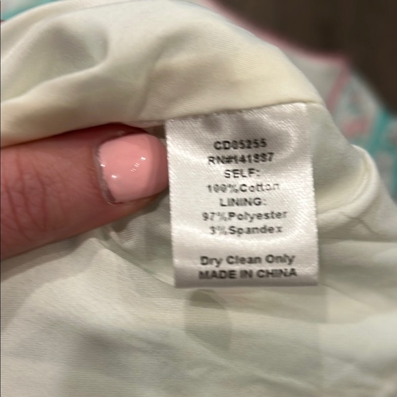 TCEC Pastel Pink Mint Green Floral Short Sleeve Cottagecore Dress Size Large - Picture 13 of 13